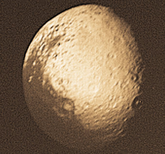 APOD: Iapetus: Saturn's Disappearing Moon - October 15, 1995