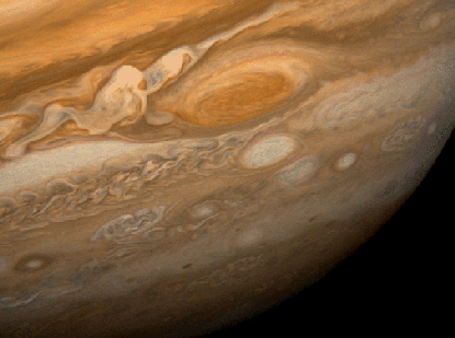 APOD: Jupiter from Voyager - June 25, 1995