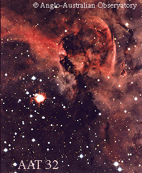 APOD: The Keyhole Nebula Near Eta Carinae - April 4, 1996