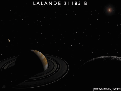 APOD: Lalande 21185: The Nearest Planetary System? - October 19, 1996