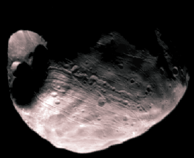 APOD: Phobos: Doomed Moon of Mars - October 2, 1995