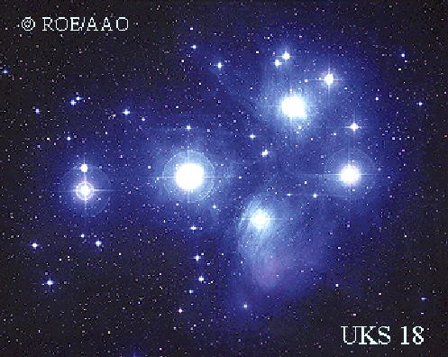APOD: The Pleiades Star Cluster - October 25, 1998