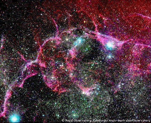 APOD: Vela Supernova Remnant in Optical - June 13, 1996