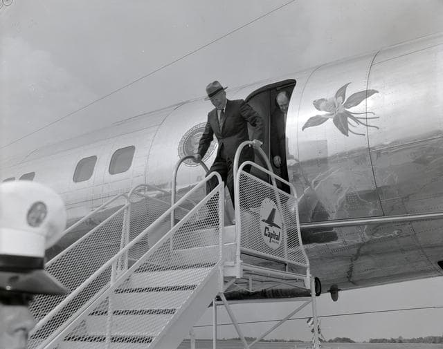 NASA image: PRESIDENT DWIGHT EISENHOWER VISIT