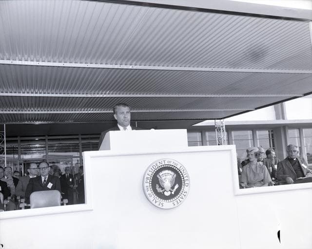 NASA image: PRESIDENT DWIGHT EISENHOWER VISIT