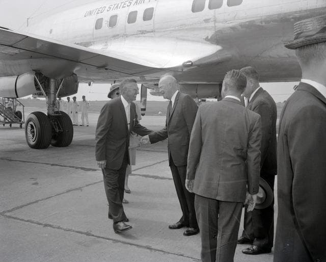 NASA image: PRESIDENT DWIGHT EISENHOWER VISIT