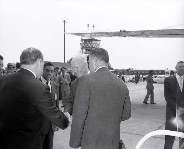 NASA image: PRESIDENT DWIGHT EISENHOWER VISIT