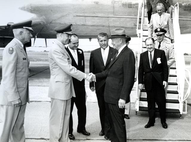NASA image: PRESIDENT DWIGHT EISENHOWER VISIT