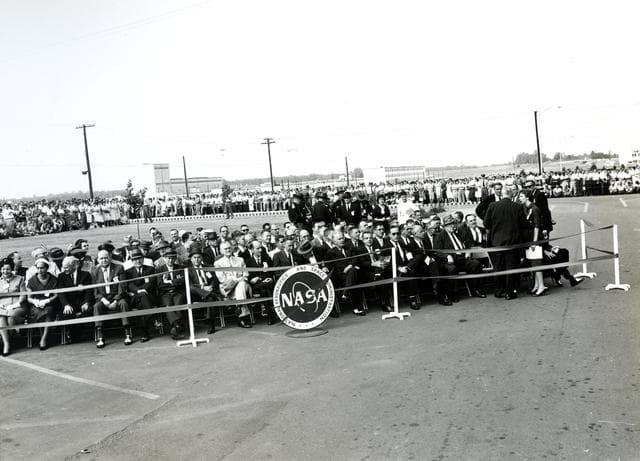 NASA image: PRESIDENT DWIGHT EISENHOWER VISIT