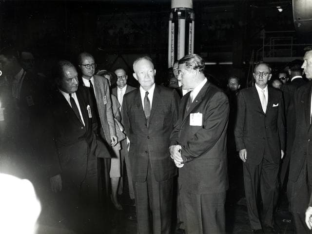NASA image: PRESIDENT DWIGHT EISENHOWER VISIT