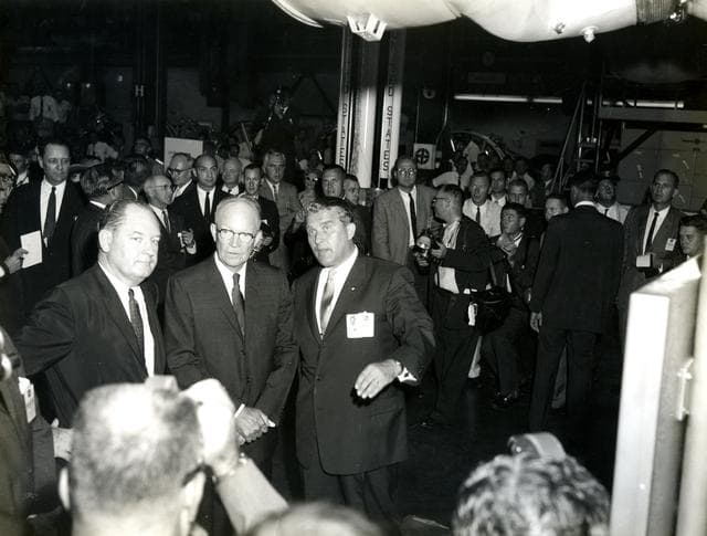 NASA image: PRESIDENT DWIGHT EISENHOWER VISIT