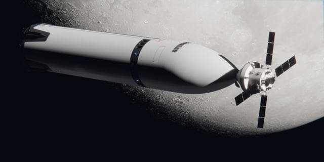 NASA image: Artist’s Concepts Depict SpaceX’s Starship HLS en route to the Moon for NASA Artemis