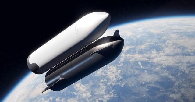 NASA image: Artist’s Concepts Depict SpaceX’s Starship HLS en route to the Moon for NASA Artemis