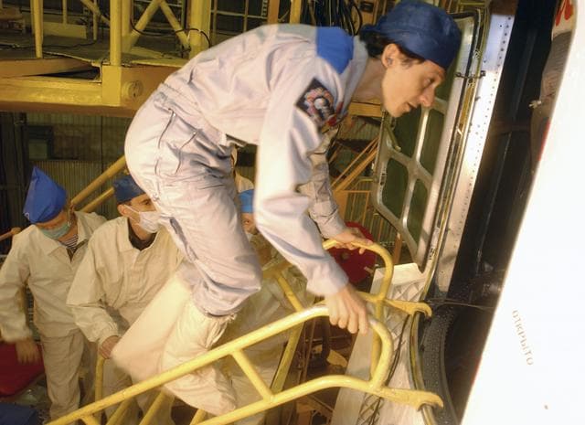 NASA image: Expedition 8 Capsule Inspection