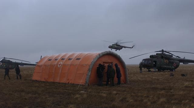 NASA image: Expedition 9 Landing