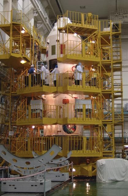 NASA image: Expedition 11 Soyuz Inspection