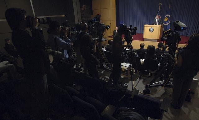 NASA image: Michael Griffin First Press Conference