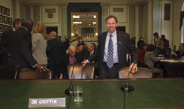 NASA image: Michael Griffin Senate Hearing