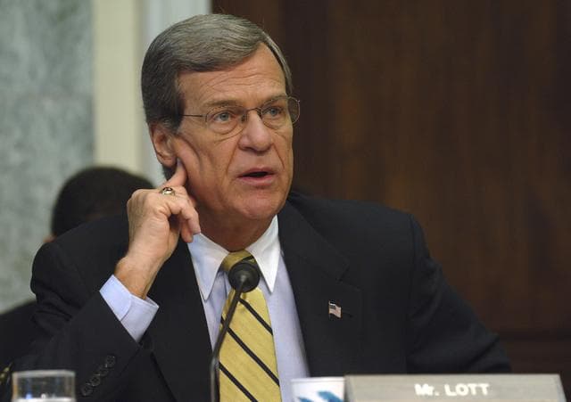 NASA image: Michael Griffin Senate Hearing