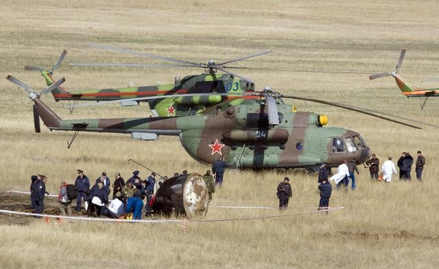 NASA image: Expedition 16 Soyuz TMA-11 Lands