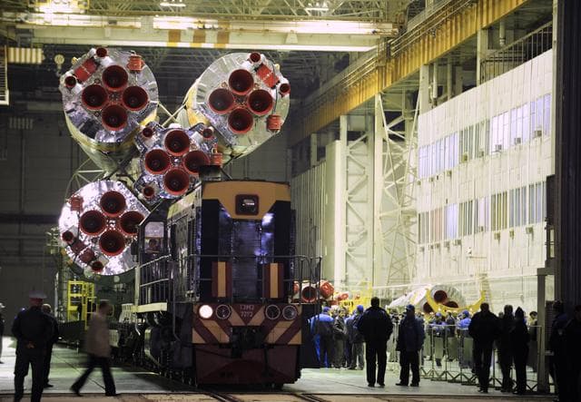 NASA image: Expedition 18 Soyuz TMA-13 Rollout