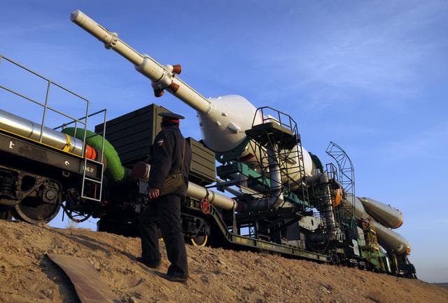 NASA image: Expedition 18 Soyuz TMA-13 Rollout