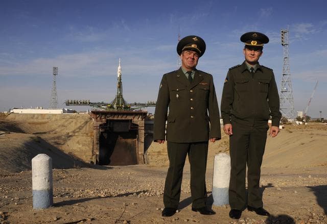 NASA image: Expedition 18 Soyuz TMA-13 Rollout