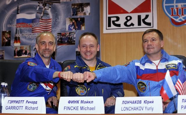 NASA image: Expedition 18 Press Conference