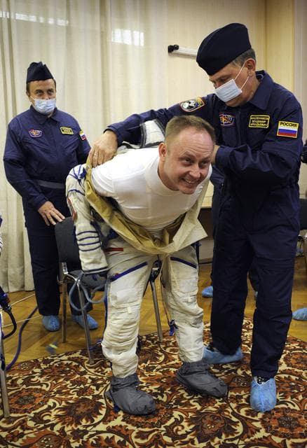 NASA image: Expedition 18 Suit-up