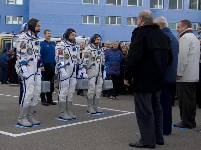 NASA image: Expedition 18 Launch Day