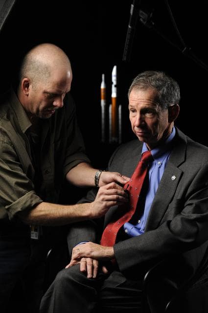 NASA image: Michael Griffin Television Interview