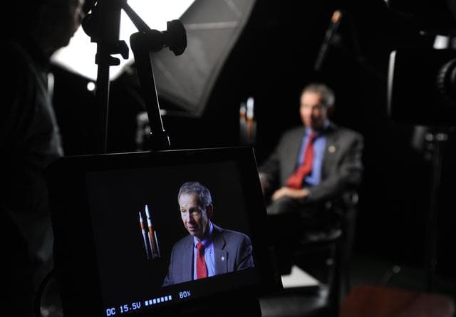 NASA image: Michael Griffin Television Interview