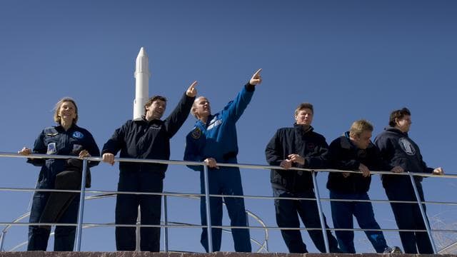 NASA image: Expedition 19 Crew Relaxes