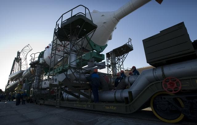 NASA image: Expedition 19 Soyuz Rollout