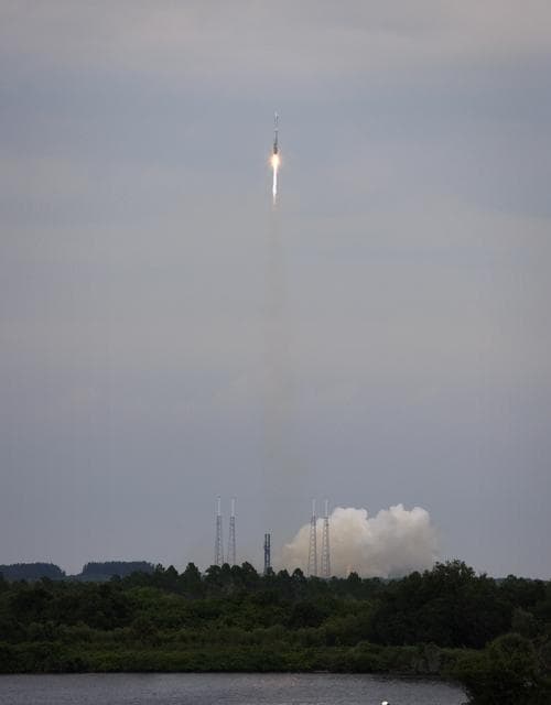 NASA image: LRO, LCROSS Liftoff on Lunar Journey