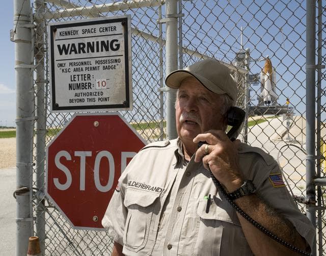 NASA image: STS-127 Pad Security