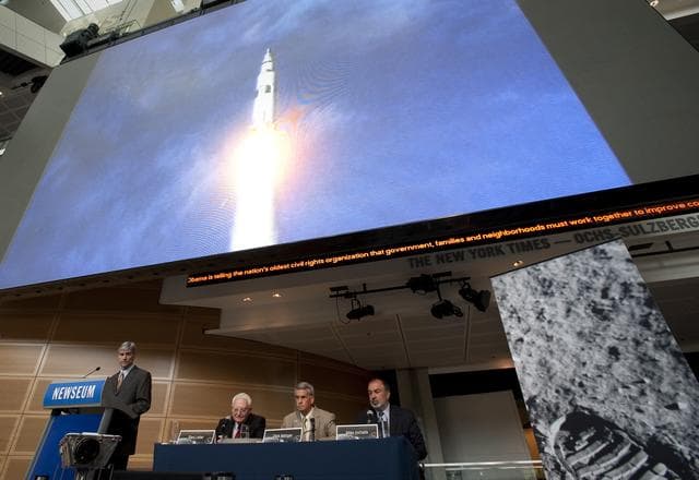 NASA image: Restored Moonwalk Footage Release