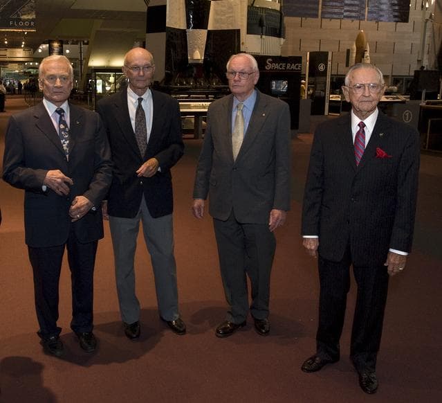 NASA image: Glenn Lecture With Crew of Apollo 11