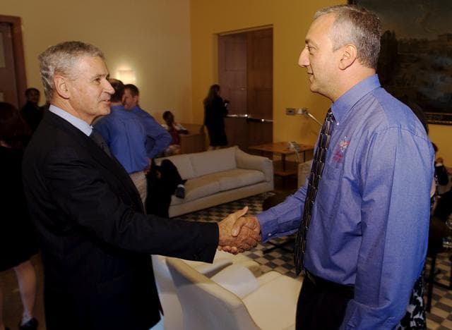 NASA image: STS-125 Crew Visit Italian Embassy