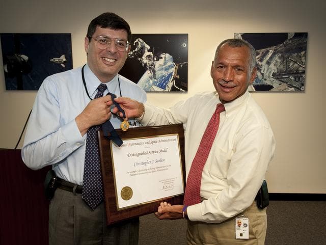 NASA image: Christopher Scolese Receives the NASA Distinguished Service Meda