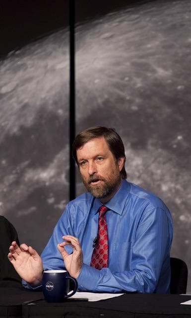 NASA image: Water Molecules on Moon Press Conference