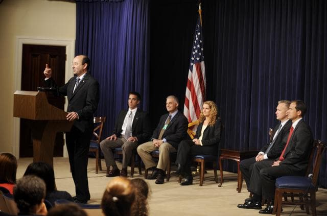 NASA image: STS-127 Crew Visit with White House Interns