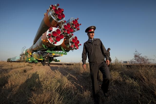 NASA image: Expedition 21 Soyuz Rollout