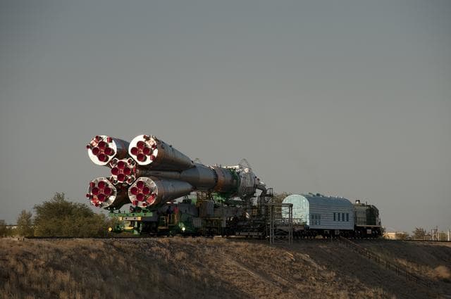 NASA image: Expedition 21 Soyuz Rollout