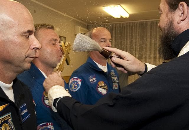 NASA image: Expedition 21 Crew Prepares For Launch