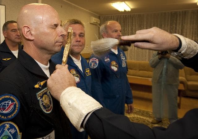 NASA image: Expedition 21 Crew Prepares For Launch