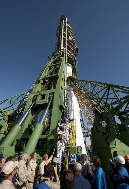 NASA image: Expedition 21 Crew Prepares For Launch