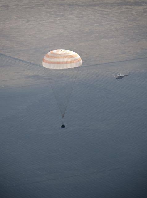 NASA image: Expedition 20 Landing