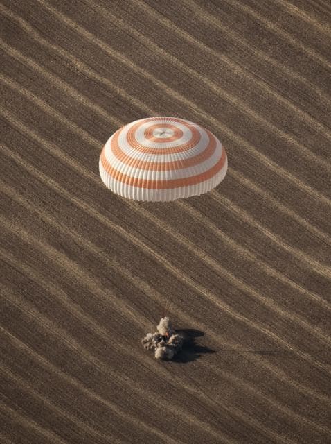 NASA image: Expedition 20 Landing