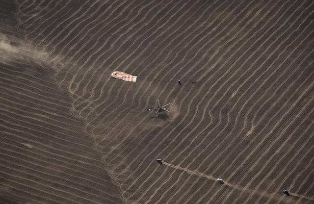 NASA image: Expedition 20 Landing
